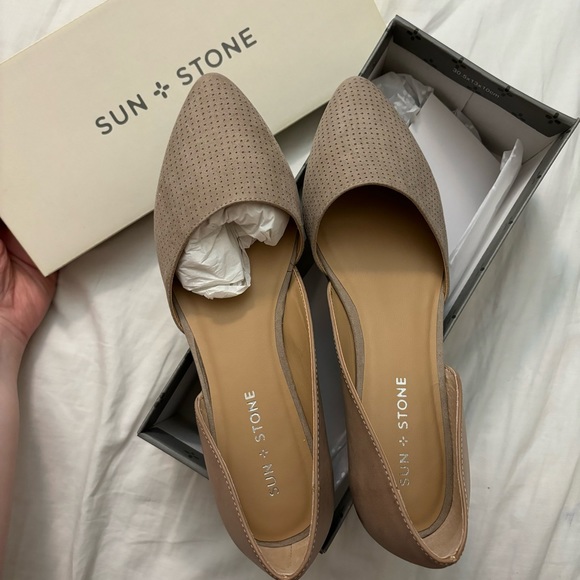 Sun + Stone Henley d'Orsay Flats - Picture 9 of 9